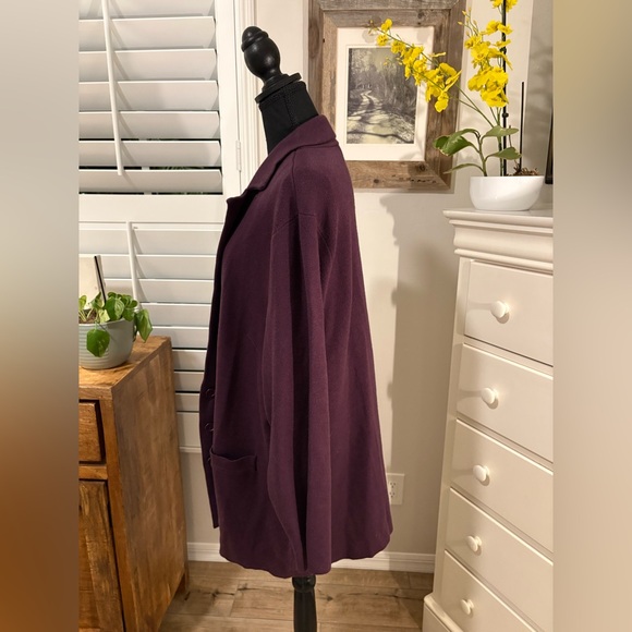 Coldwater Creek
Black Raspberry Knit Boyfriend Jacket, 2X - Picture 4 of 11